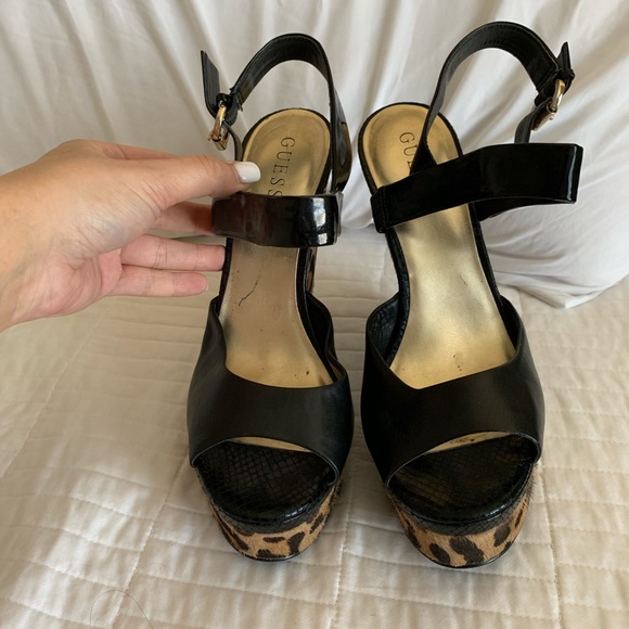 Pony Hair Leopard Heels - Picture 3 of 4